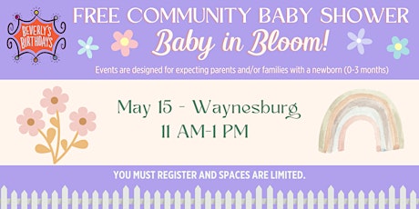 Free Community Baby Shower - Waynesburg