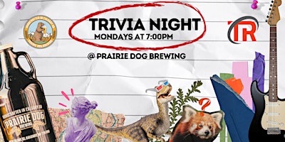 Calgary Prairie Dog Brewing Monday Night Trivia!