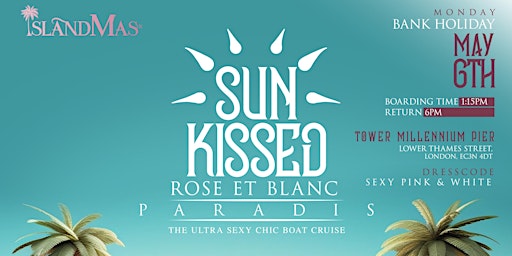 Imagem principal do evento Sun Kissed - Pink Paradise Boat Cruise