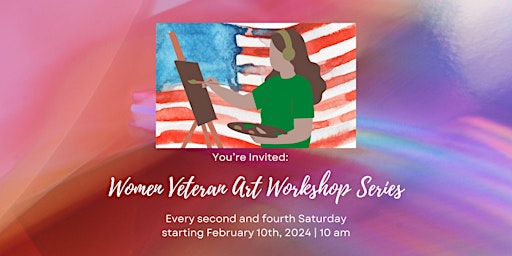 Imagem principal do evento Women Veteran Art Workshop Series