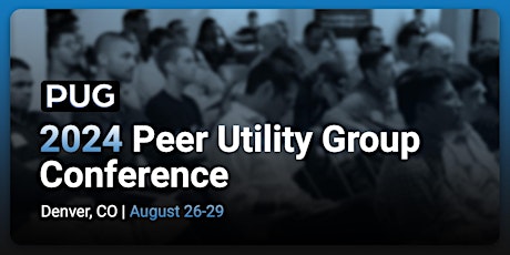 2024 Peer Utility Group Conference