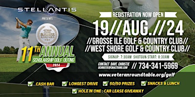 Imagem principal de 11th Annual Veteran Owned Business Roundtable Scholarship Golf Outing