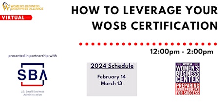 Hauptbild für How to Leverage Your WOSB Certification