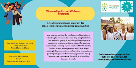 Women Health and Wellness Group primary image