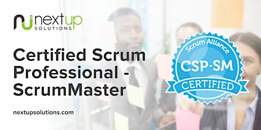 Imagem principal do evento Certified Scrum Professional - ScrumMaster (CSP-SM) Training (Virtual)