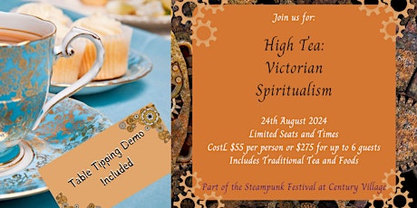 High Tea: Victorian Spiritualism