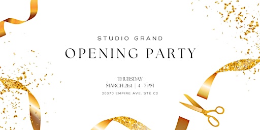 Imagen principal de You're Invited! | Studio Grand Opening Party