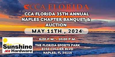 Primaire afbeelding van 2024 CCA Florida  Sunshine Ace Hardware Naples Banquet and Auction