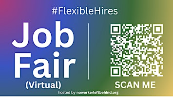 Primaire afbeelding van #FlexibleHires Virtual Job Fair / Career Expo Event #Online