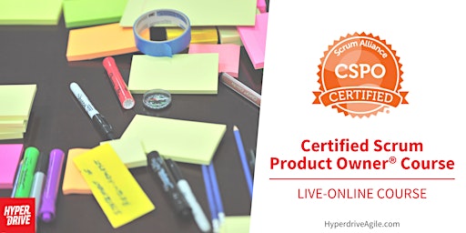Primaire afbeelding van Certified Scrum Product Owner® (CSPO) Live-Online Course (Eastern Time)