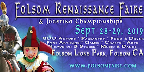 27th Folsom Renaissance Faire & International Jousting Tournament primary image