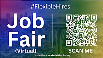 Imagem principal de #FlexibleHires Virtual Job Fair / Career Expo Event #Seattle #SEA