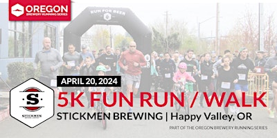 Imagen principal de 5k Beer Run x Stickmen Brewing | 2024 Oregon Brewery Running Series