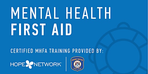 Primaire afbeelding van Adult Mental Health First Aid Training (for Law Enforcement)