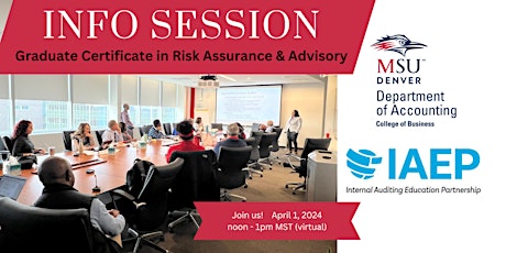 Info Session - Graduate Certificate in Risk Assurance & Advisory