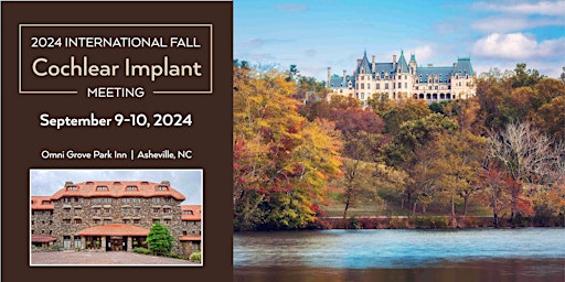 Imagem principal do evento 2024 International Fall Cochlear Implant Meeting
