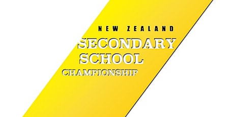 2019 New Zealand Secondary Schools Championships primary image