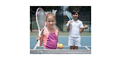 Imagen principal de Kids Tennis Lessons - Ages 5 - 7 (4 days) 9am - 10am