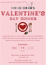 CERALDI Valentine's Day Dinner at Prez Hall! primary image