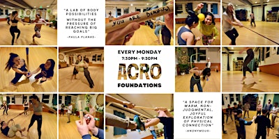 Acro at The Center SF: Foundations with Kadir primary image