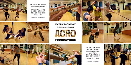 Imagem principal de Acro at The Center SF: Foundations with Kadir