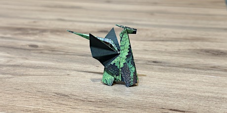 Primaire afbeelding van Free Fold Origami Saturday - Wen's Dragon!