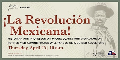 Imagem principal do evento La Revolución Mexicana Tour