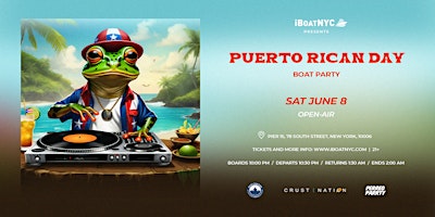 PUERTO RICAN DAY Weekend | Latin Boat Party Yacht Cruise NYC primary image