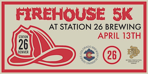 Primaire afbeelding van Firehouse 5k @ Station 26 Brewing | 2024 CO Brewery Running Series