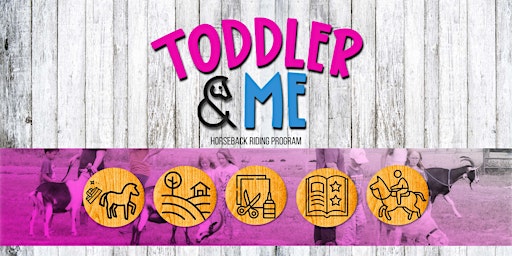 Imagem principal do evento Toddler & Me Horseback Riding