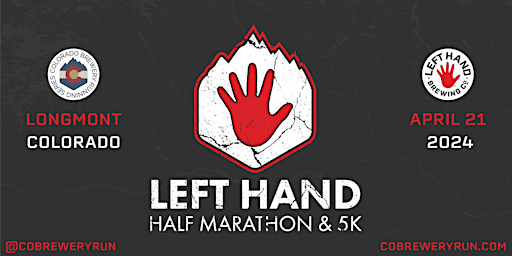 Primaire afbeelding van 2024 Left Hand Half Marathon & 5k Fun Run