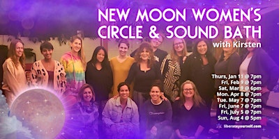 Imagen principal de New Moon Women's Circle and Sound Bath with Kirsten