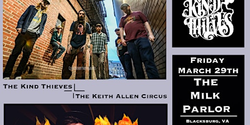 Imagem principal de The Kind Thieves // The Keith Allen Circus at The Milk Parlor