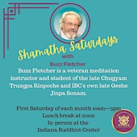 Primaire afbeelding van Monthly Shamatha Meditation with Buzz