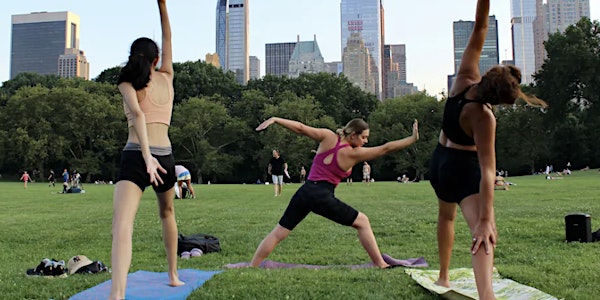 Central Park Yoga Class in New York City (all levels welcome!)