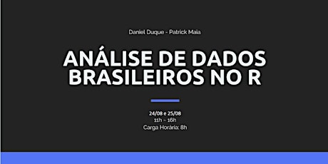 Imagem principal do evento Análise de Dados Brasileiros no R - São Paulo