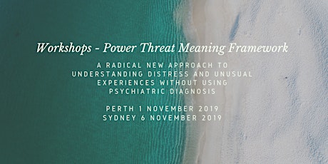 Power Threat Meaning Framework Workshop with Prof. David Pilgrim (Sydney)