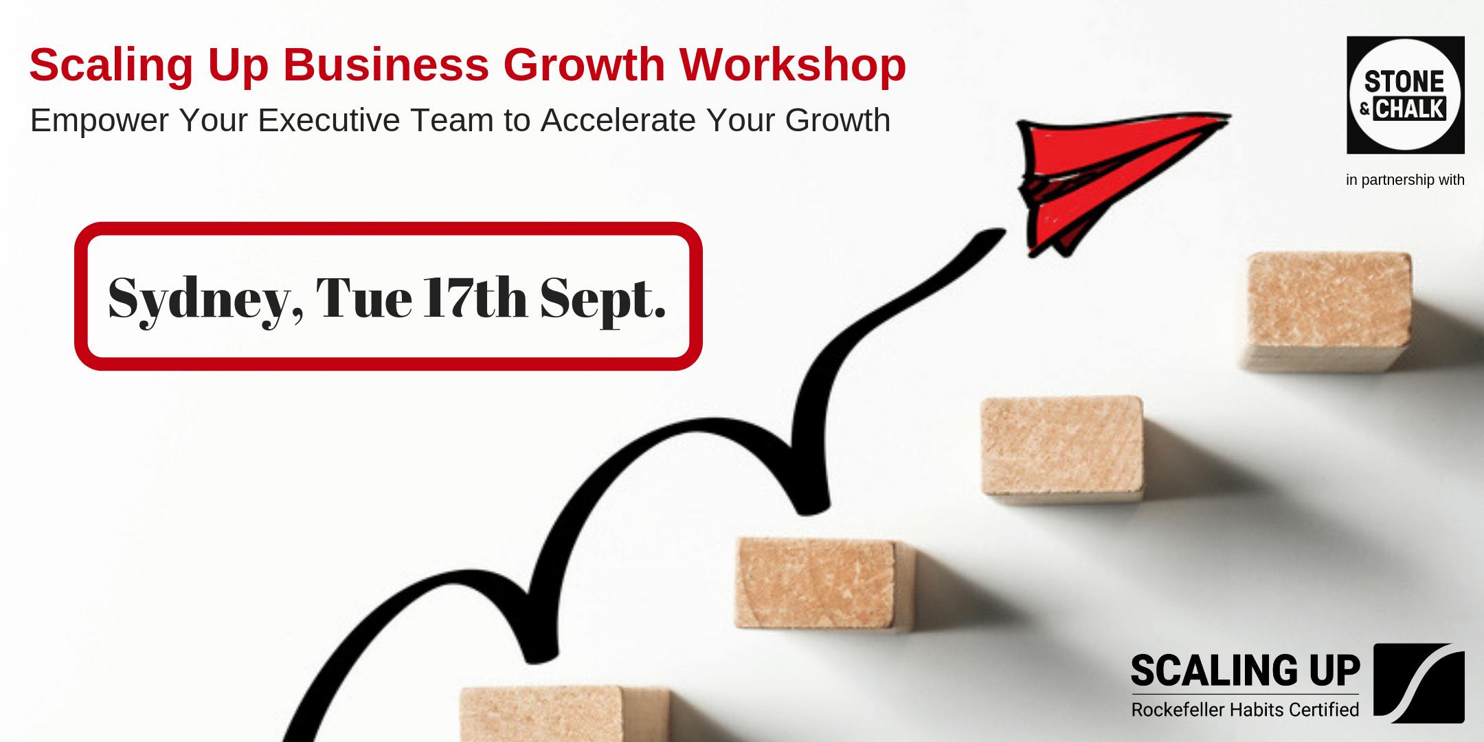 ScalingUp Business Growth Workshop - 17 Sep 2019