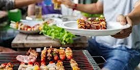 Immagine principale di An outdoor BBQ party with extremely attractive dishes 