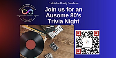 Primaire afbeelding van Ausome 80's Trivia Night For Autism