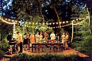 Extremely attractive outdoor bbq party night primary image