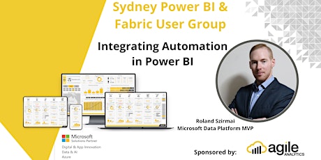 Primaire afbeelding van Sydney Power BI & Fabric User Group Meetup - February 2024