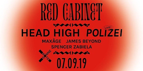 Hauptbild für Red Cabinet w/ Head High & Polizei live in concert