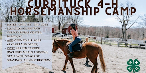 Imagem principal do evento Currituck 4-H Horsemanship Clinic