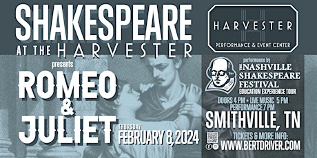 Imagem principal do evento Shakespeare's Romeo & Juliet with Nashville Shakespeare Festival Tour