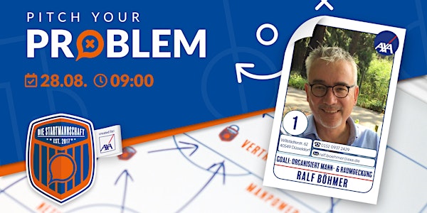 Pitch your Problem - THEMA  [Startup Versicherungen ] - mit Ralf Böhmer