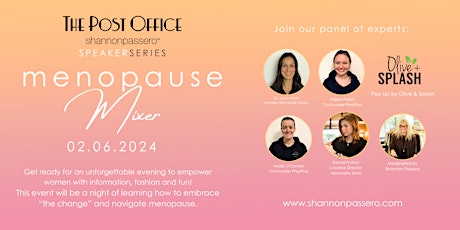 The Post Office Speaker Series: Menopause Mixer primary image