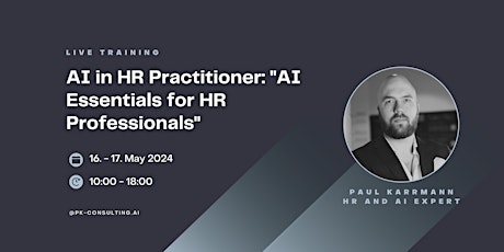 AI in HR Practitioner: "AI Essentials for HR Professionals"