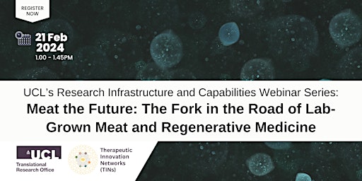 Webinar: Meat the Future: The Fork in the Road of Lab-Grown Meat primary image