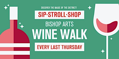 Imagem principal do evento Bishop Arts Wine Walk